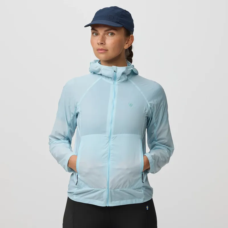 Fjallraven Women's Keb Latt Wind Jacket Fossil-2