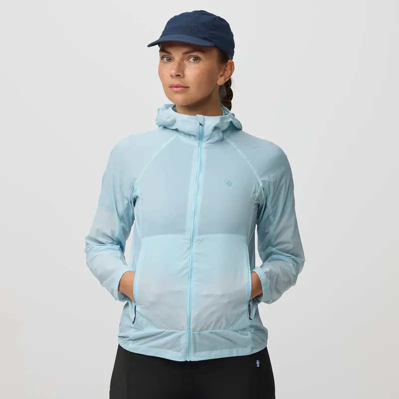 Fjallraven Women's Keb Latt Wind Jacket Mountain Blue-2