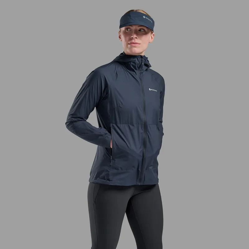 Montane Women's Featherlite Hoodie Eclipse Blue-2