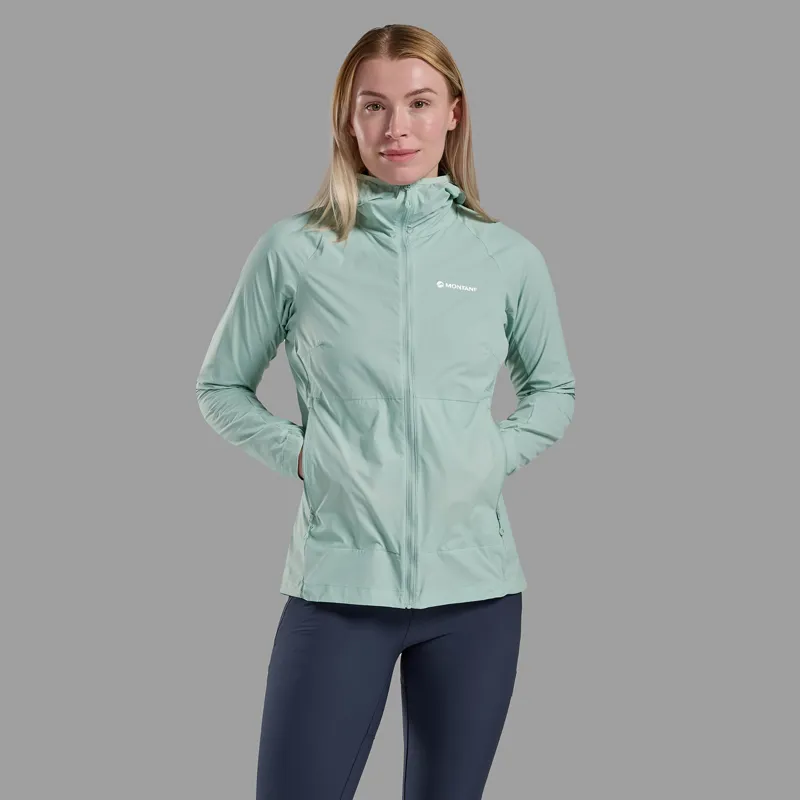 Montane Women's Featherlite Hoodie Sea Mist-2