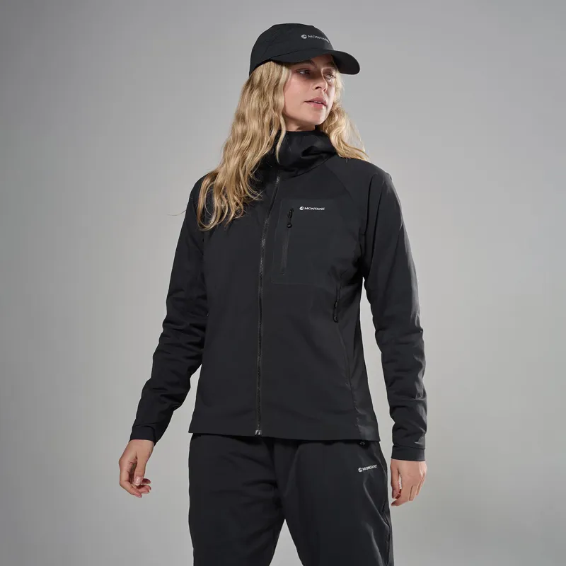 Montane Women's Khamsin Lite Hoodie Black-1