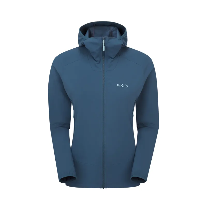 Rab Women's Borealis Hooded Jacket Tempest Blue