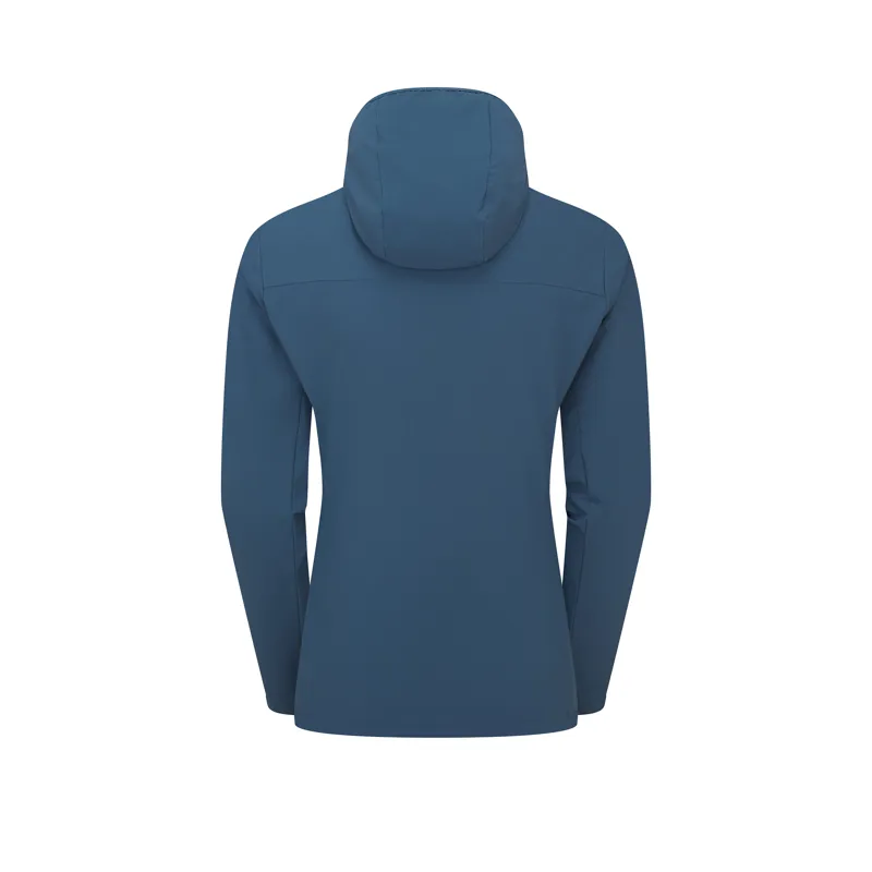 Rab Women's Borealis Hooded Jacket Tempest Blue-1