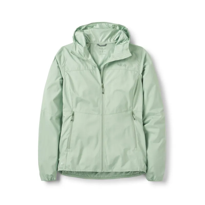 Rab Women's Windgather Hoody Fig Green