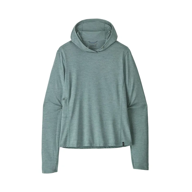 Patagonia Women's Capilene Cool Sun Hoodie Nouveau Green X-Dye