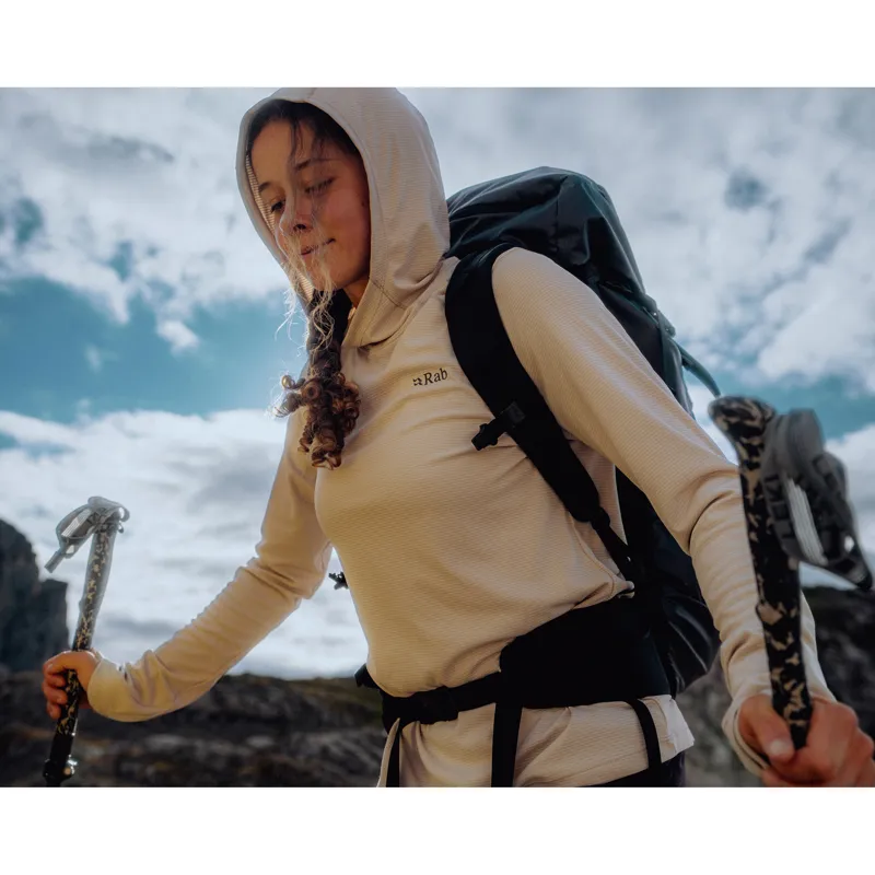 Rab Women's Force Hoody Pebble-2