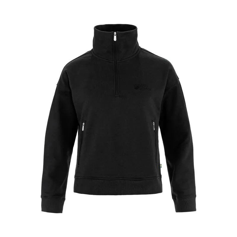 Fjallraven Women's Vardag Half Zip Sweater Black