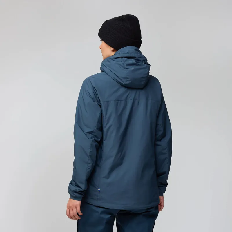 Fjallraven Women's Bergtagen 60 Insulation Jacket Mountain Blue / Mustard Yellow-4