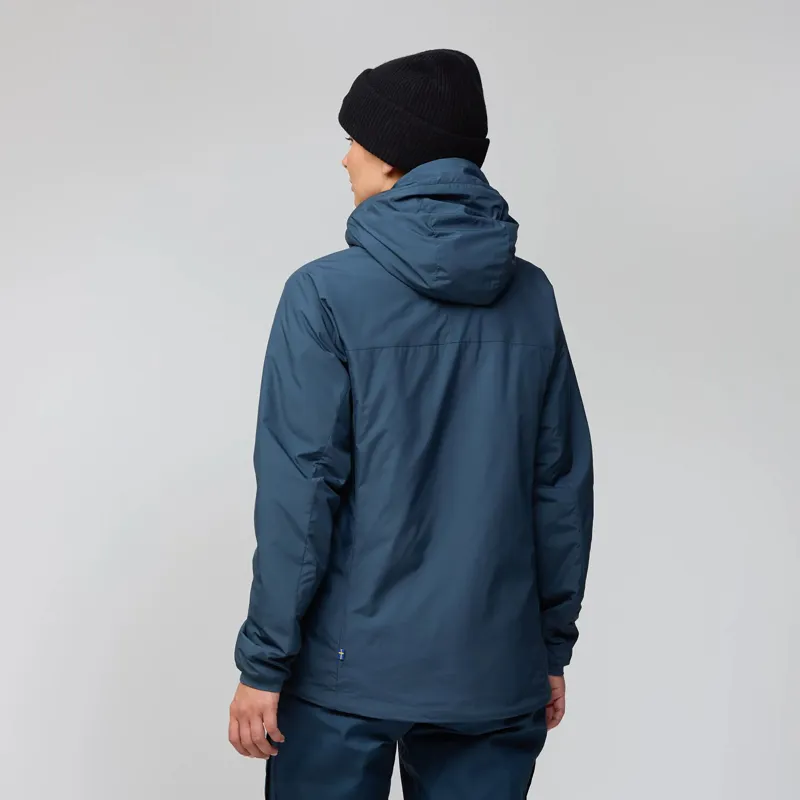 Fjallraven Women's Bergtagen 60 Insulation Jacket Black/ Deep Forest-3