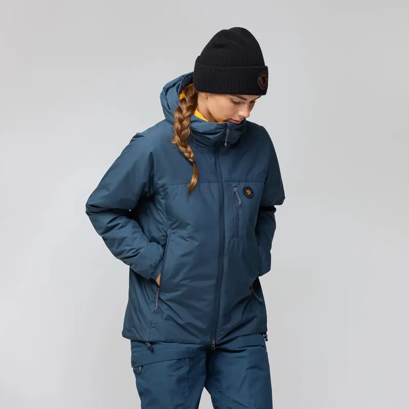 Fjallraven Women's Bergtagen 60 Insulation Jacket Black/ Deep Forest-4