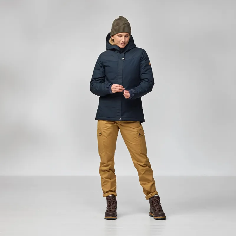 Fjallraven Women's Stina Padded Jacket Dark Navy-2