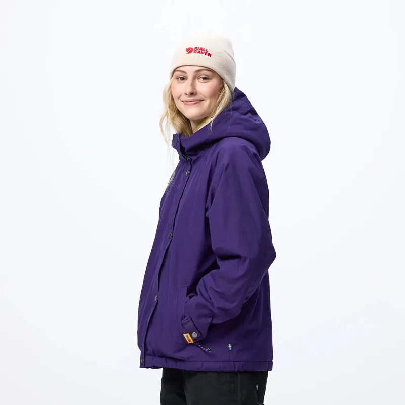 Fjallraven Women's Vardag G-1000 Pile Jacket Fleece-Lined Jacket Green-3