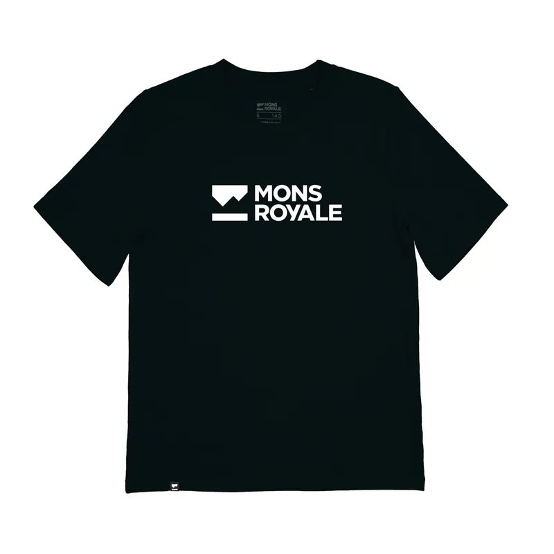 Mons Royale Women's Icon Merino T-Shirt Black