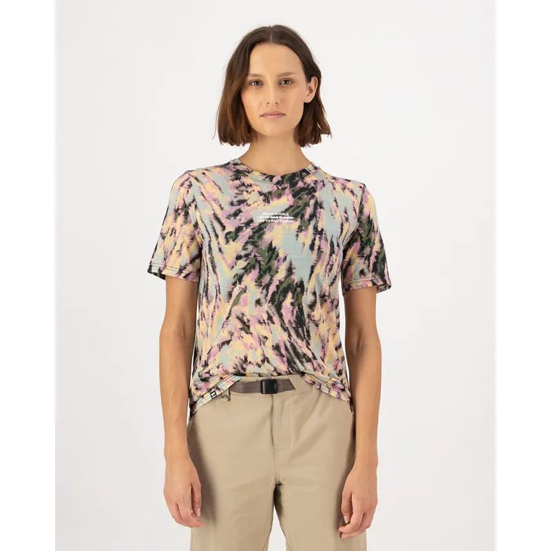 Mons Royale Women's Icon Merino T-Shirt Rad Things-1