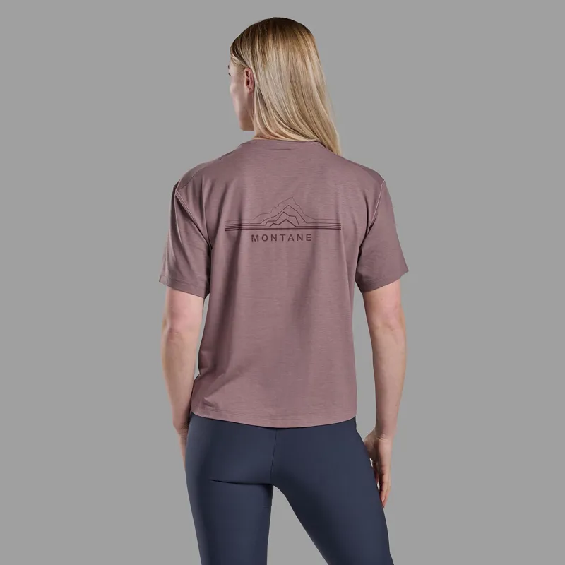 Montane Women's Alhena Mountain 25 T-Shirt Moonscape-4