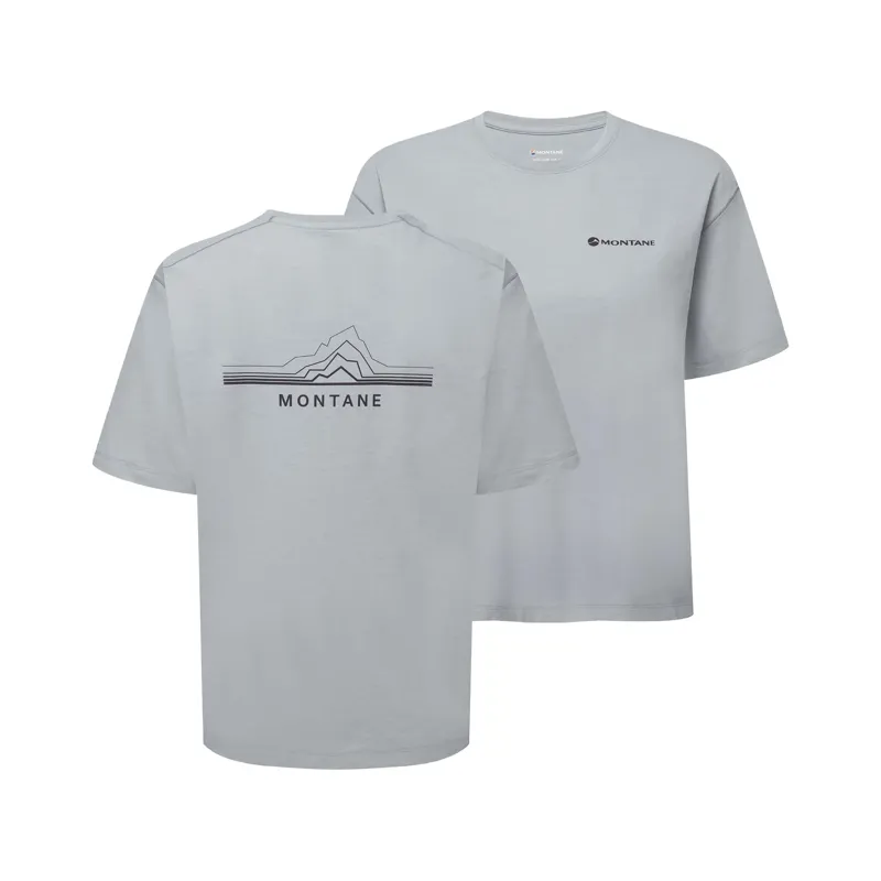 Montane Women's Alhena Mountain 25 T-Shirt Pebble Blue-2