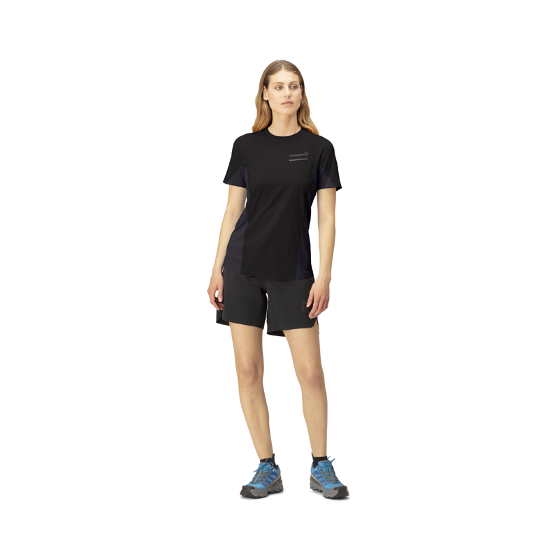 Norrona Women's Senja Equaliser Lightweight T-Shirt Caviar-3