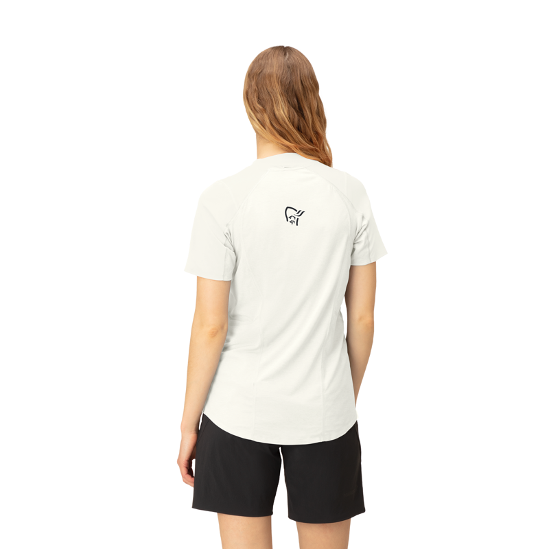 Norrona Women's Senja Equaliser Lightweight T-Shirt Snow White-3