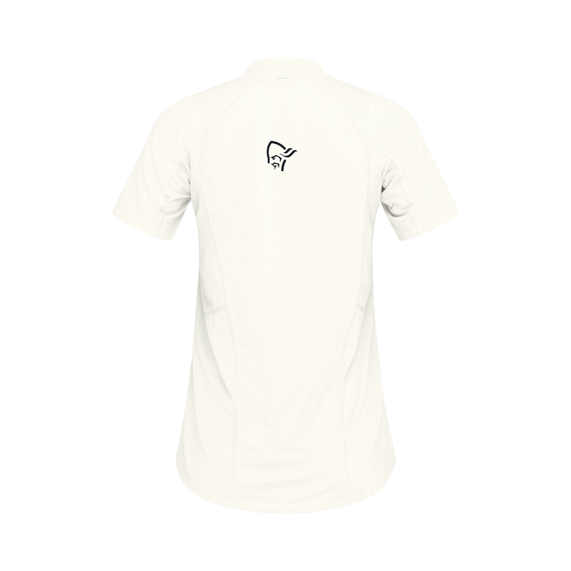Norrona Women's Senja Equaliser Lightweight T-Shirt Snow White-1