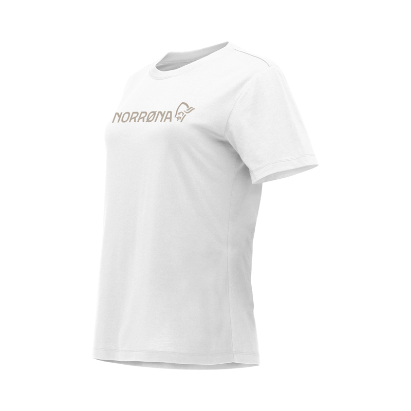 Norrona Women's 29 Cotton Viking T-Shirt White-1