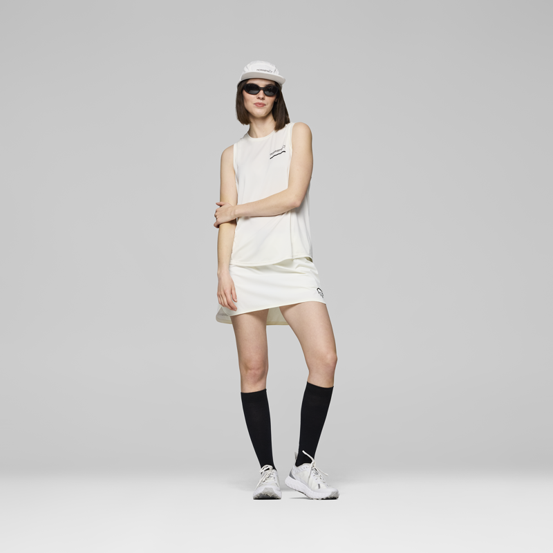 Norrona Women's Senja Equaliser Tank Top Snow White-3