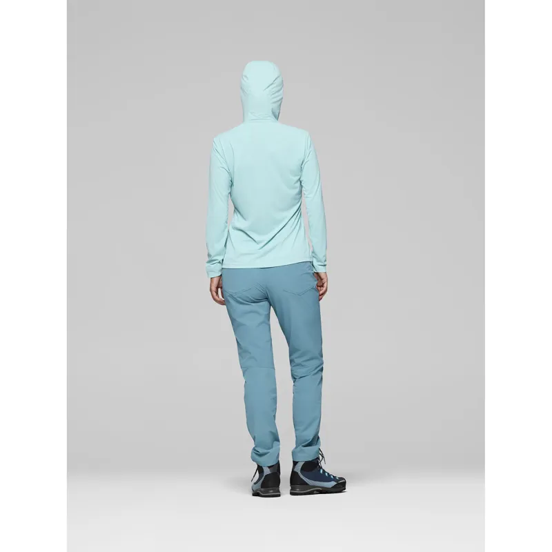 Norrona Women's Femund Tech Hood Aqua Haze-3