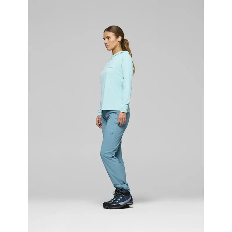 Norrona Women's Femund Tech Hood Aqua Haze-7