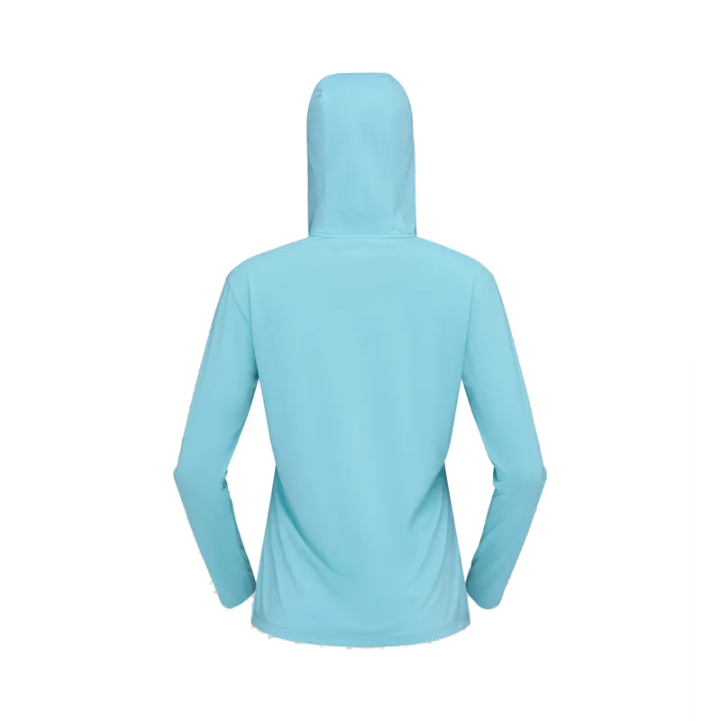Norrona Women's Femund Tech Hood Aqua Haze-2