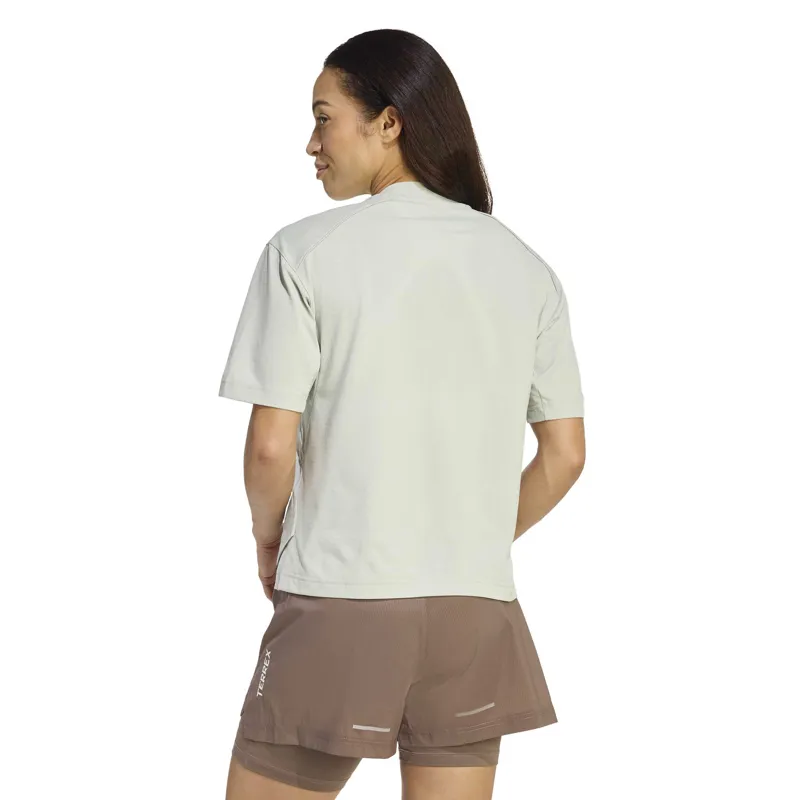 Adidas Women's Terrex Xploric Trail Tee Green-5