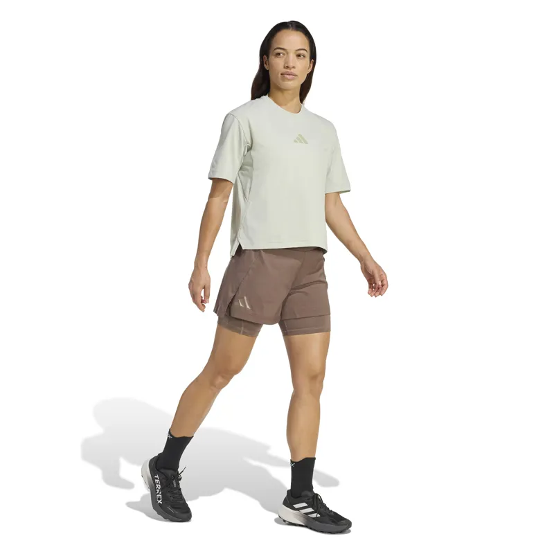 Adidas Women's Terrex Xploric Trail Tee Green-6