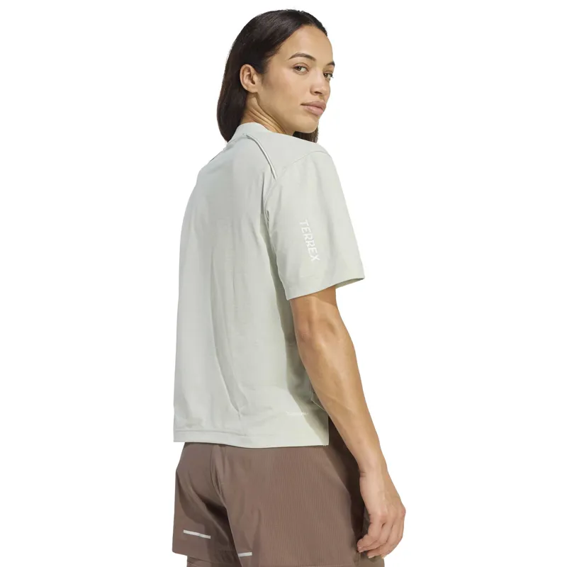 Adidas Women's Terrex Xploric Trail Tee Green-7