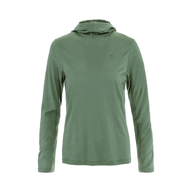 Fjallraven Women's Abisko Wool Hoodie Patina Green