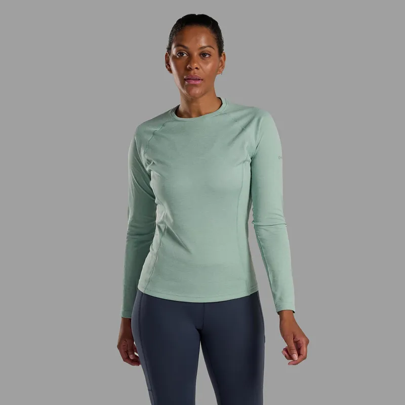 Montane Women's Dart Long Sleeve T-Shirt Sea Mist-1