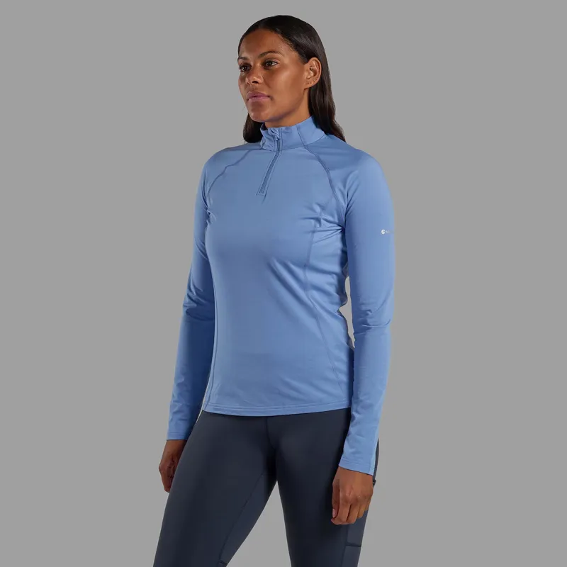 Montane Womens Dart XT Zip Neck Cornflower-1