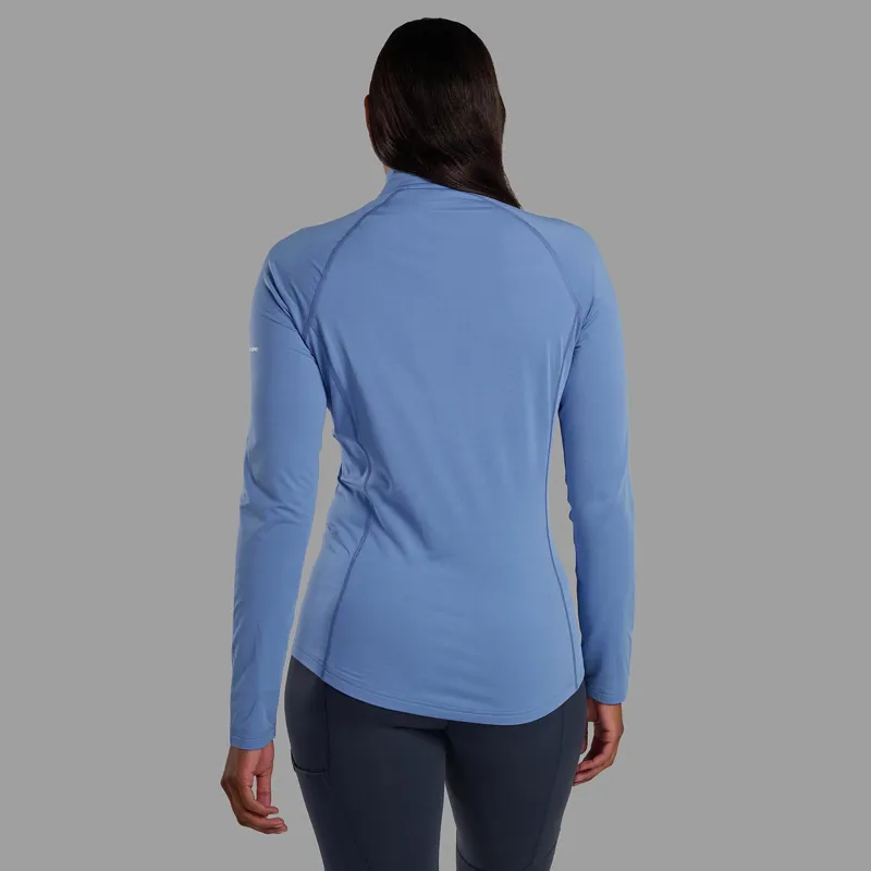 Montane Womens Dart XT Zip Neck Cornflower-2