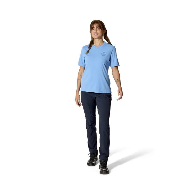 Rab Women's Force Stamp Tee Bluebird-3