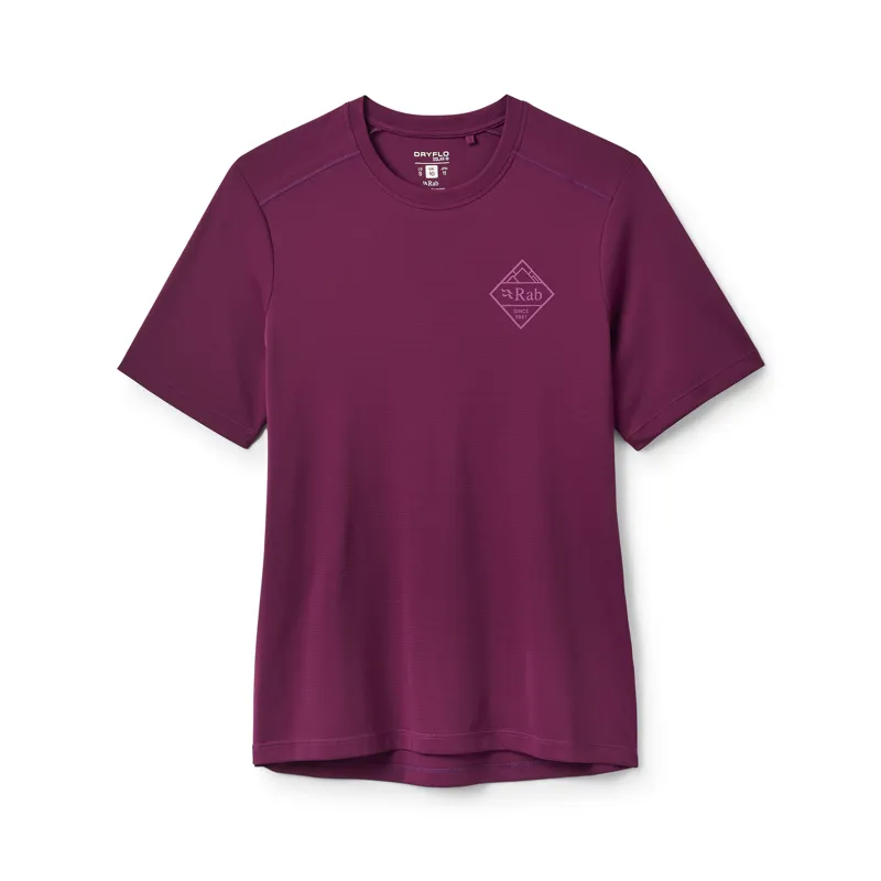 Rab Women's Force Stamp Tee Mulberry
