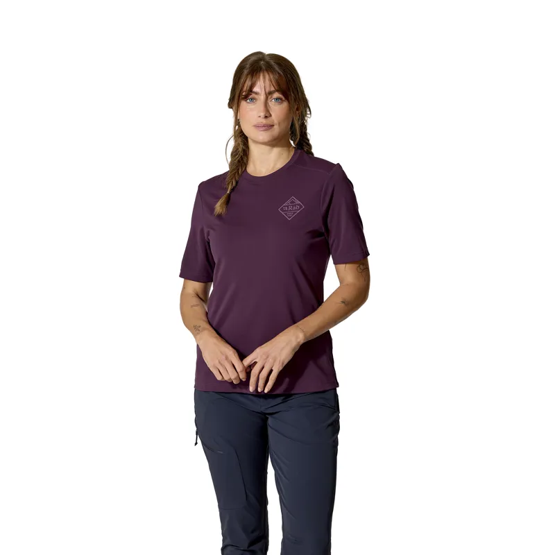 Rab Women's Force Stamp Tee Mulberry-3