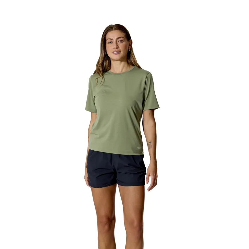 Rab Women's Rivelin Tee Dark Fig Green-2