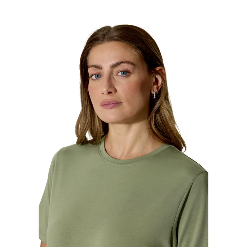 Rab Women's Rivelin Tee Dark Fig Green-6