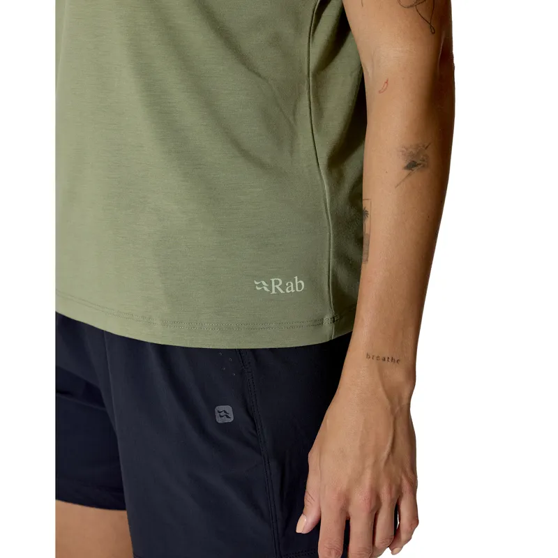 Rab Women's Rivelin Tee Dark Fig Green-7