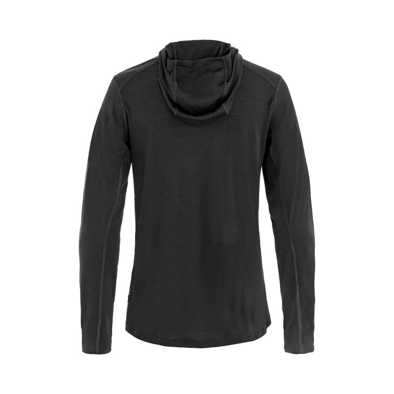 Fjallraven Women's Abisko Wool Hoodie Black-1