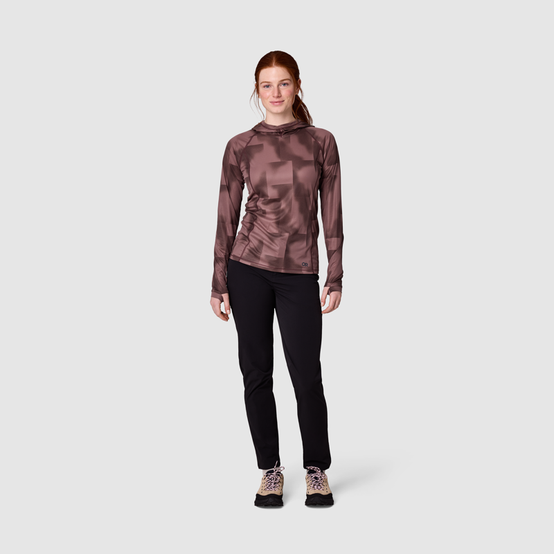 Outdoor Research Women's Echo Hoodie Terrestrial Vapor Print-6