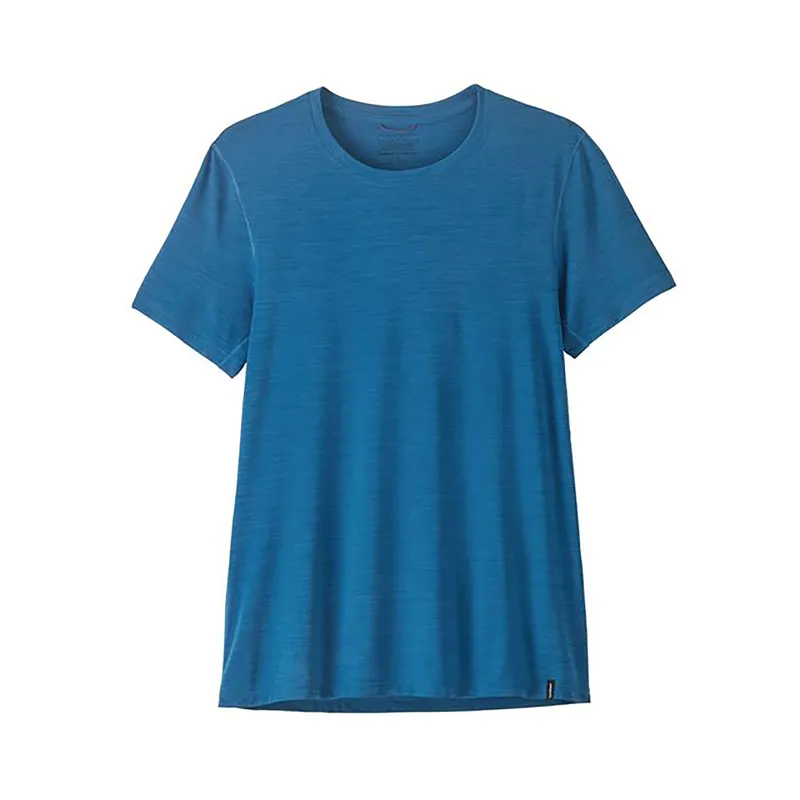 Patagonia Womens Capilene Cool Ultra Shirt Aquatic Blue X-Dye