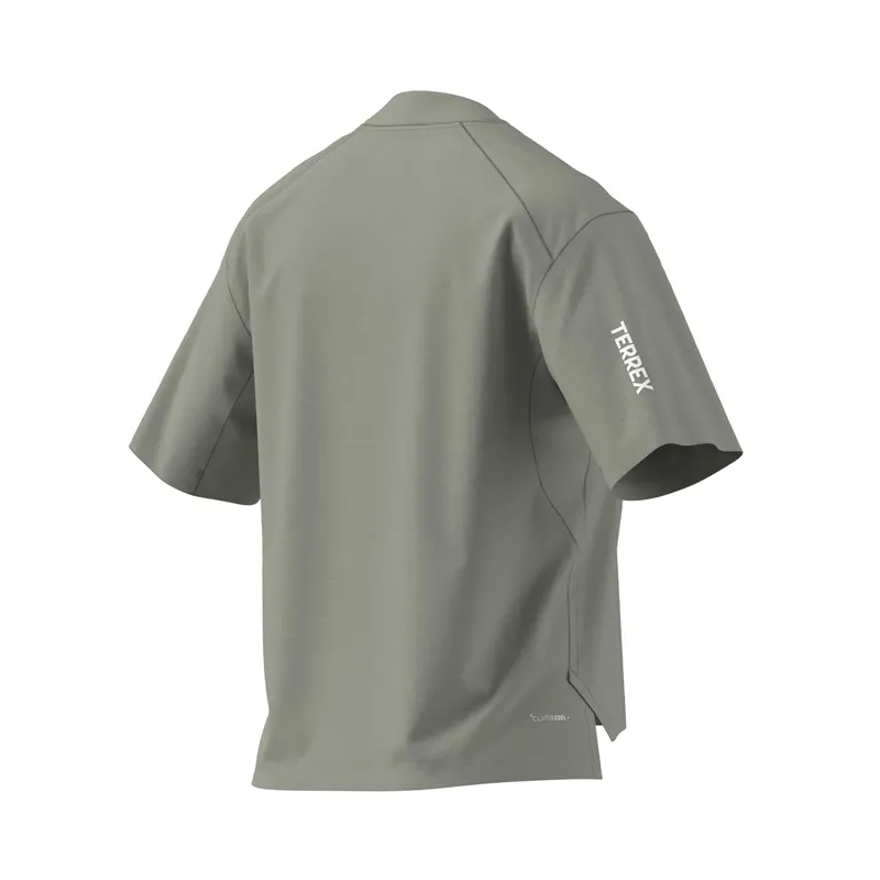 Adidas Women's Terrex Xploric Trail Tee Green-3