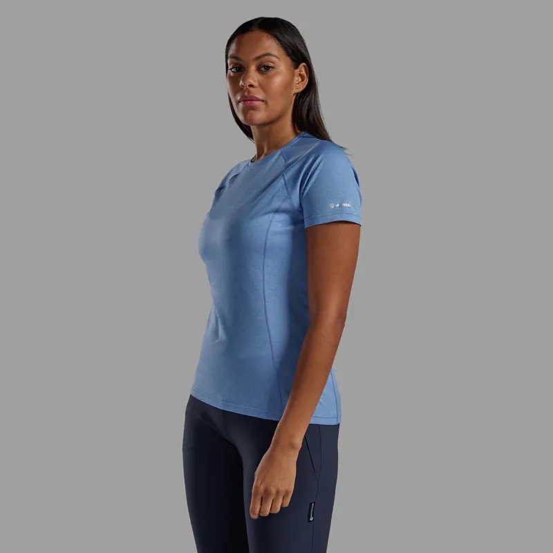 Montane Women's Dart T-Shirt Cornflower-1