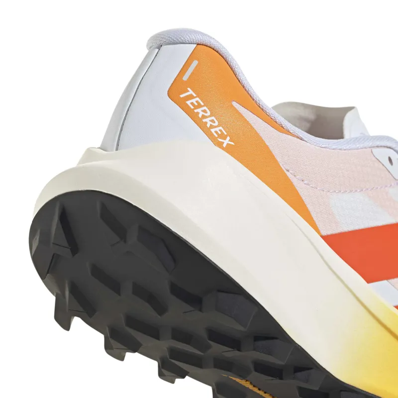 Adidas Women's Terrex Agravic 4 Trail Running Shoes White Orange-10