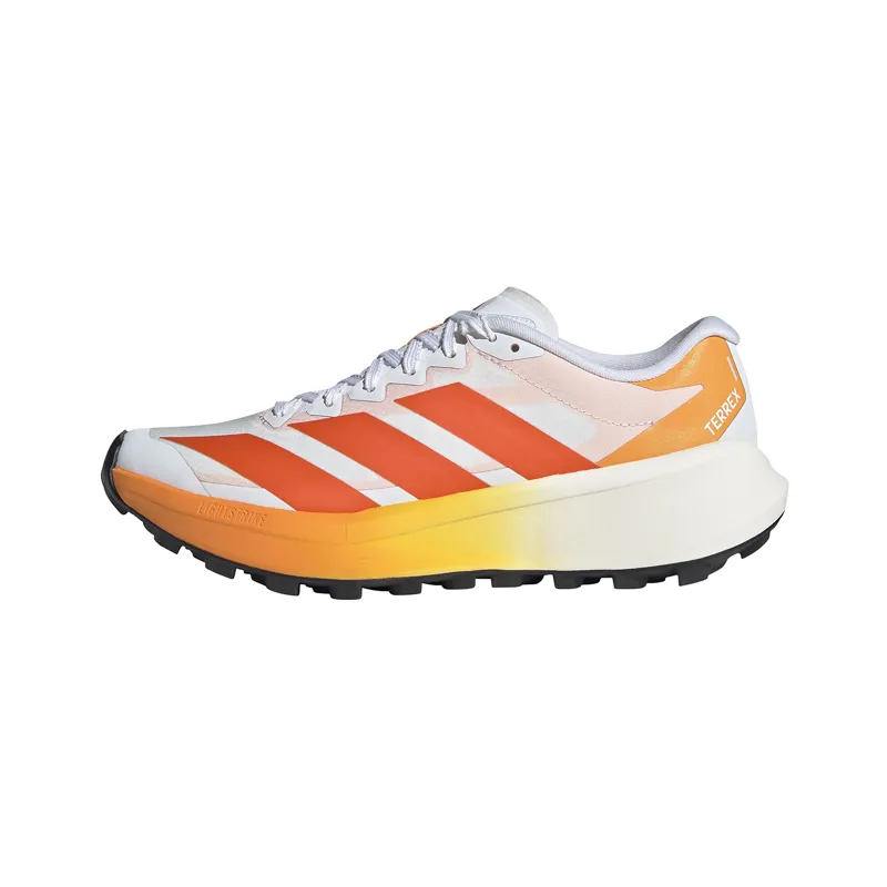 Adidas Women's Terrex Agravic 4 Trail Running Shoes White Orange-1