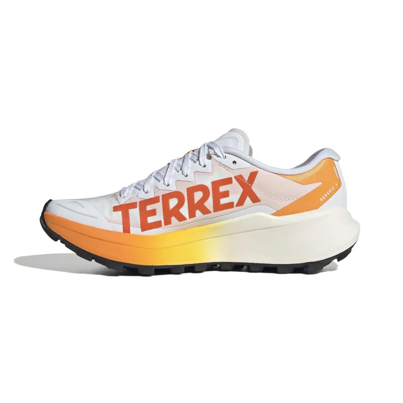 Adidas Women's Terrex Agravic 4 Trail Running Shoes White Orange