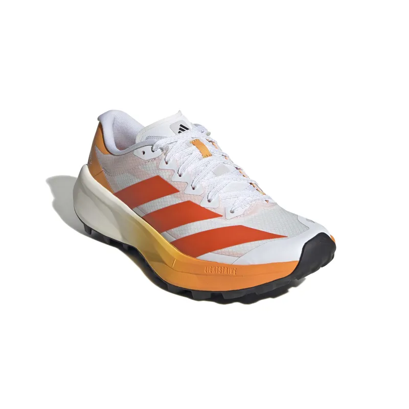 Adidas Women's Terrex Agravic 4 Trail Running Shoes White Orange-7